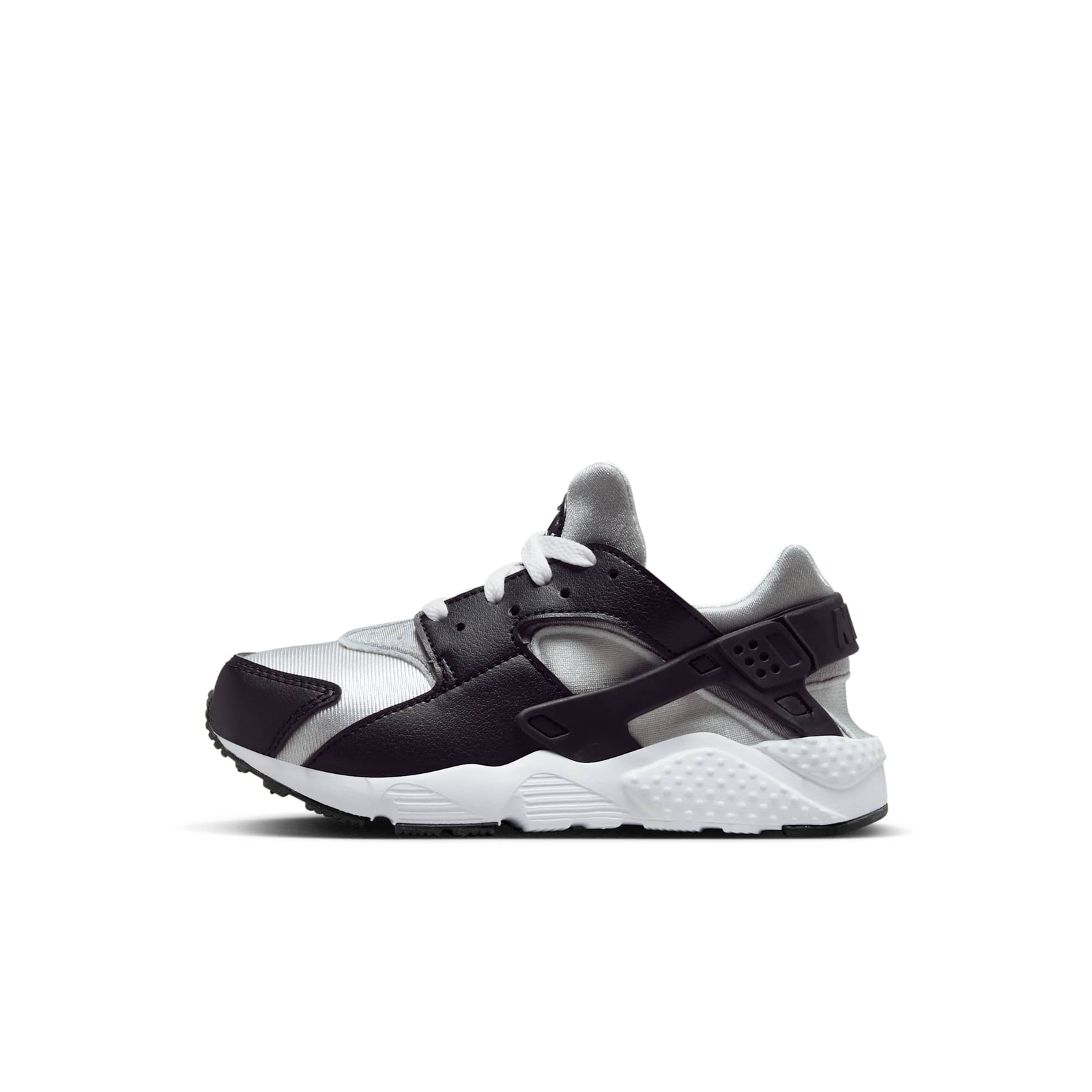 [704949-044] PRESCHOOL NIKE HUARACHE RUN BLACK NEUTRAL GREY