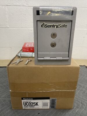 New SENTRYSAFE UC025K Depository Safe 6'' W x 12 5/16''D x 8-1/2  H. 0.23 Cu. Ft.