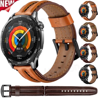 Genuine Leather Band For Huawei Watch GT 5 4 3 2 Pro GT3 42 46mm Strap Bracelet