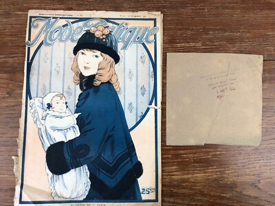 Zeitschrift LA MODE PRACTICE illustriert 1915 # 52 MIT GESCHNITTENEM MUSTER + SEWING PATTERN