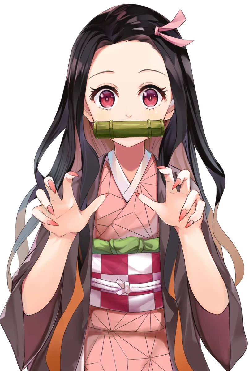 Nezuko Kamado Kawaii Demon Slayer Weatherproof Anime Sticker 6