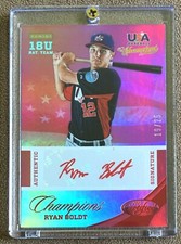 2013 USA Champions National Team Certified Autograph Red Ink /25 Ryan Boldt #27