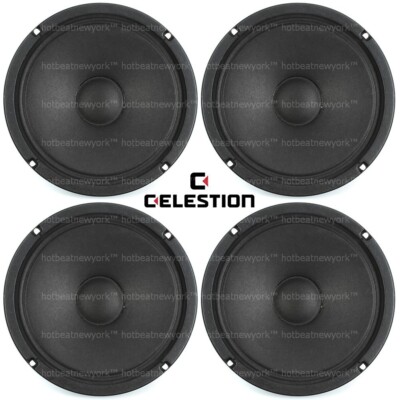 Celestion TF0818MR 8'' inch Midrange Sealed/Closed Back Speakers Voice 4-pack