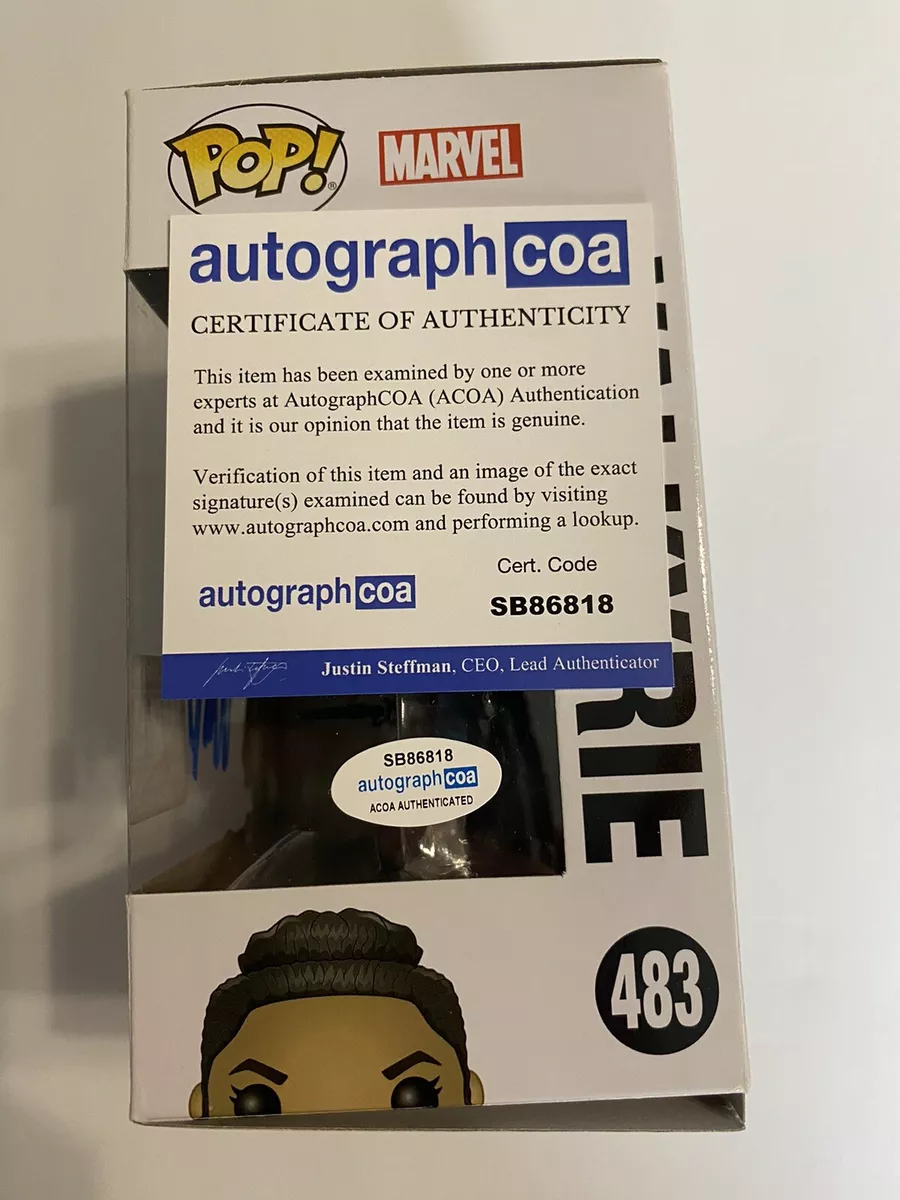 🗡️ Tessa Thompson Signed Valkyrie Avengers Endgame Funko Pop Beckett PSA  JSA