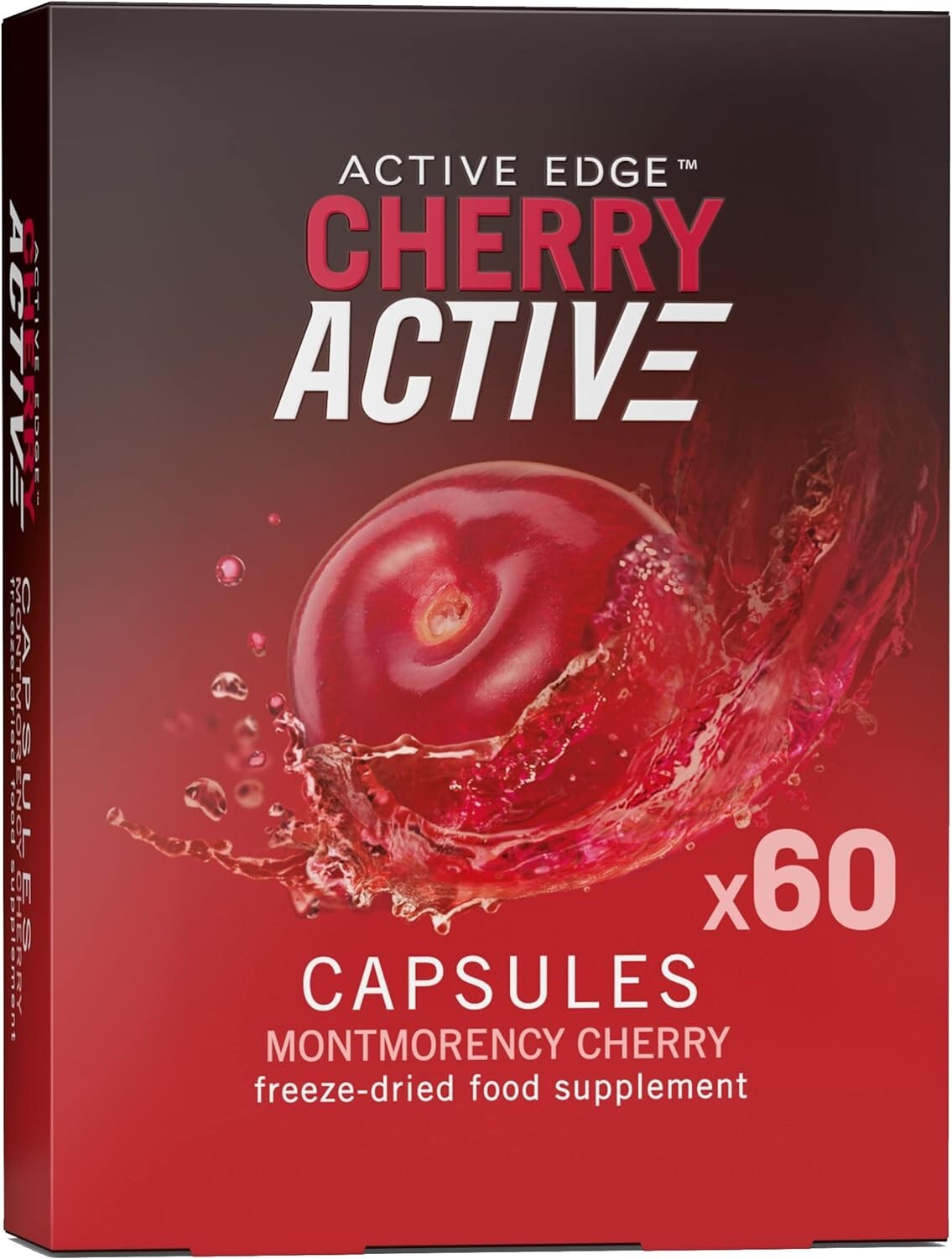 Cherry Active 60 Capsules Montmorency Cherry for Overall Wellbeing.