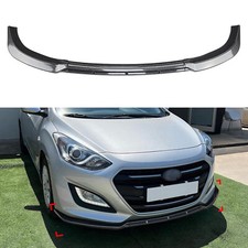 Kohlefaser-Look Frontspoiler Lippe Splitter Für Hyundai I30 MK2 MK2.5 2012-2017