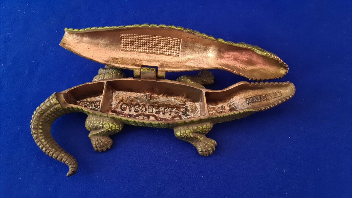 Crocodile　　CASE　ANTIQUE ANTIQUE+20thC+ENGLISH+