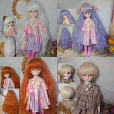 BJD Dolls Wigs Long / Short Wavy / Straight Curly Hair for 1/3 1/4 1/6 BJD Doll