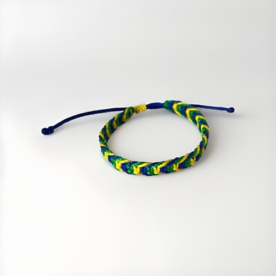 Flaggen Unterstützer Armbänder Brasilien, Sudan, Uganda, Gabun, viele Länder Unisex