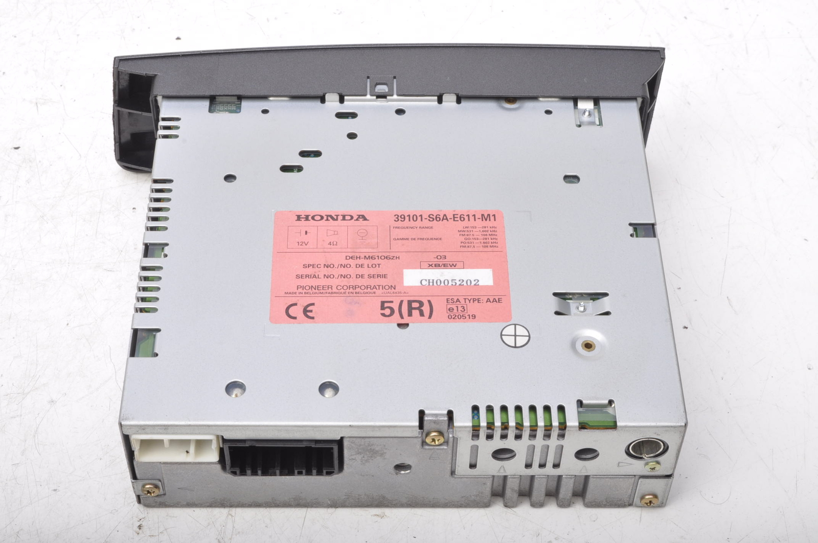 HONDA CIVIC VIICAR STEREO RADIO 39101-S6A-E611-M1 - GPS HONDA CIVIC VIICAR STEREO RADIO 39101-S6A-E611-M1 - GPS