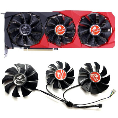 For ColorfUl RTX3060 RTX3070 RTX3080 RTX3090 Replace Graphics Card Cooling Fan