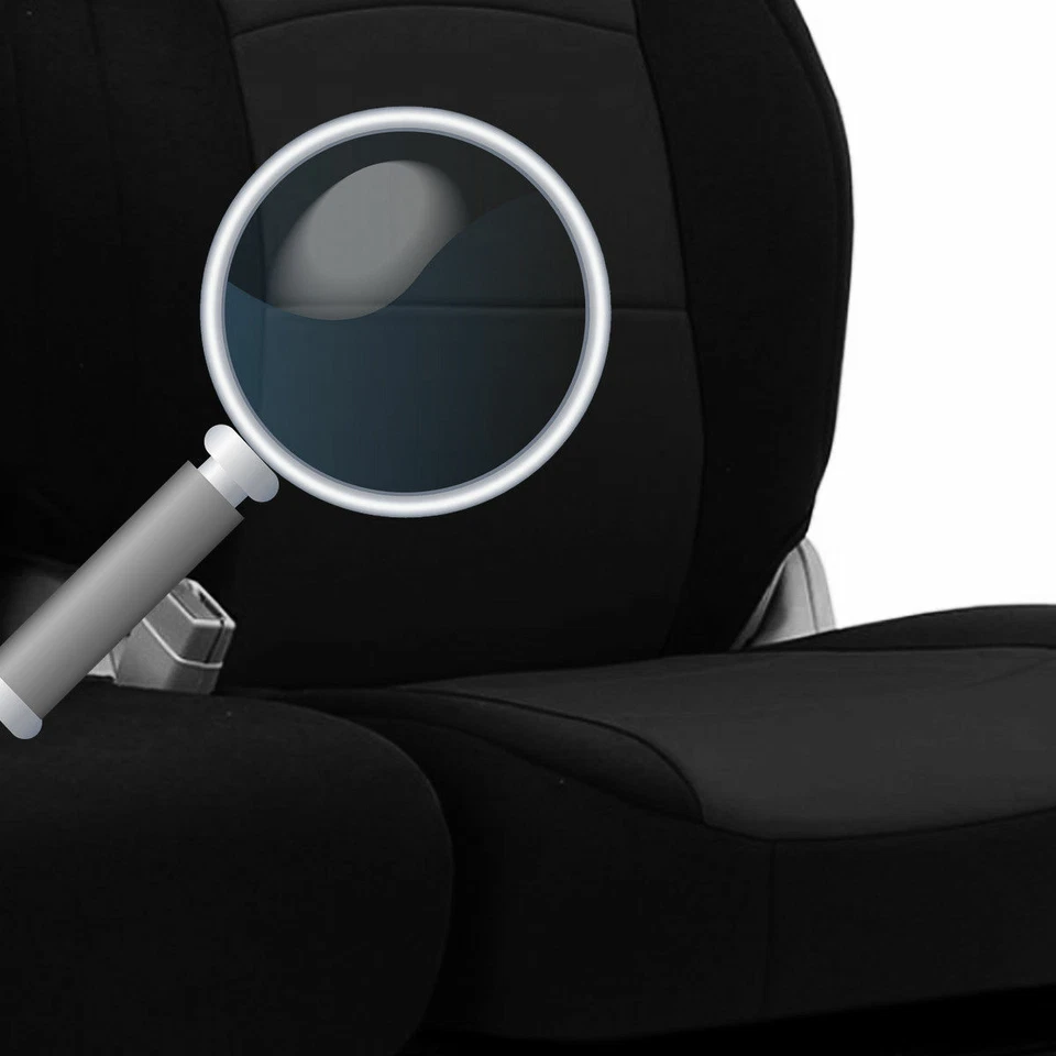 Per Fiat Scudo Ducato Copri Sedili Coprisedili Neri 2+1 Tessuto - Immagine 2 di 4