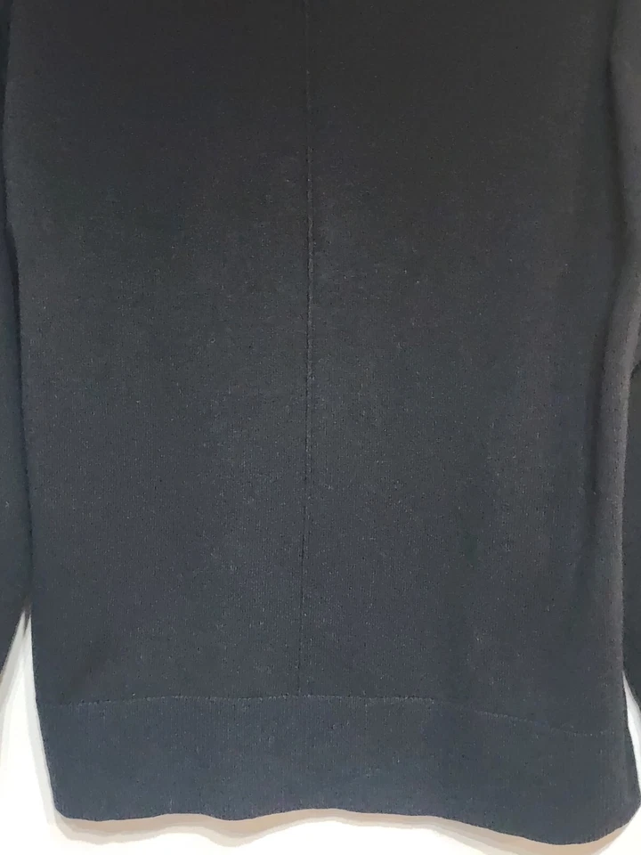 Свитер Chinti and Parker из шерстяной кашемировой смеси размер средний темно-синий вязаный с круглым вырезом - Изображение 3 из 4