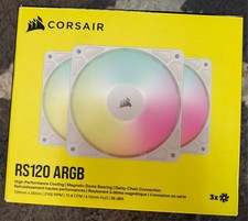 New Corsair RS120 ARGB 120mm PWM Fans 3-Pack ...