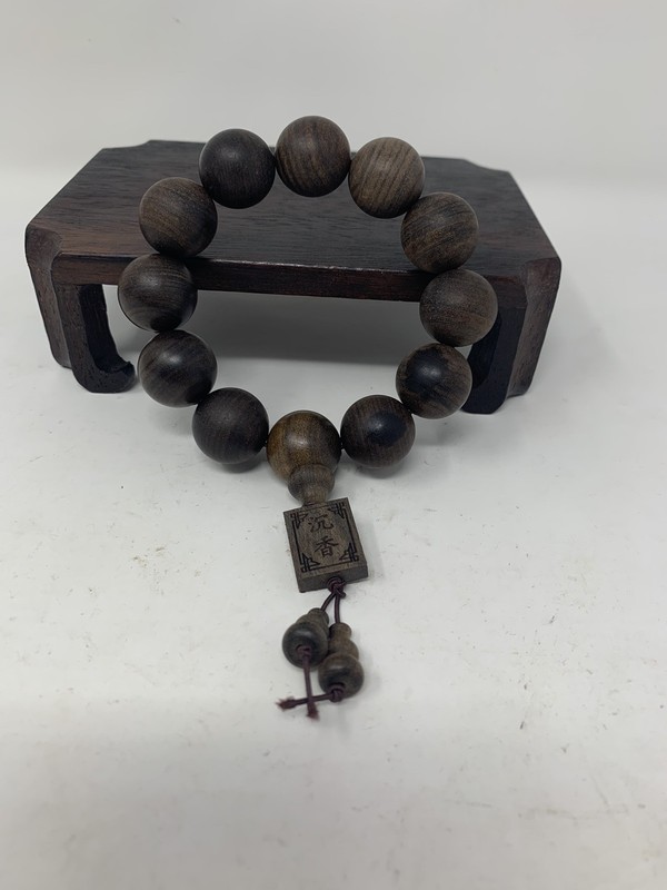 Chinese Agrawood Bracelet 20 Mm. L-Arg 25.