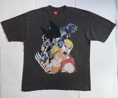 Deadstock Luis Marvel Capcom 2 Graphic T Shirt XL USA Wolverine Ken Ryu Chun Li