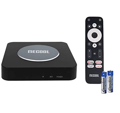 MECOOL KM2 Plus Smart Box Android TV 11 Streaming Media Player, 4K Ultra HD