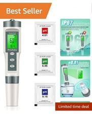 Pool Salt Tester  PH Meter, Digital Salinity Meter and PH Tester for Aquarium