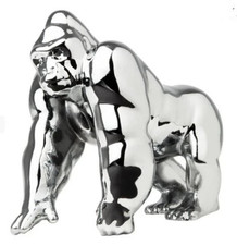 Gorilla King Hood Ornament Chrome 3 Hole Mount 4 34 Tall Semi Truck