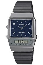 CASIO AQ-800EB-2AJF Retro Navy Analog Digital Bracelet Watch Japan New