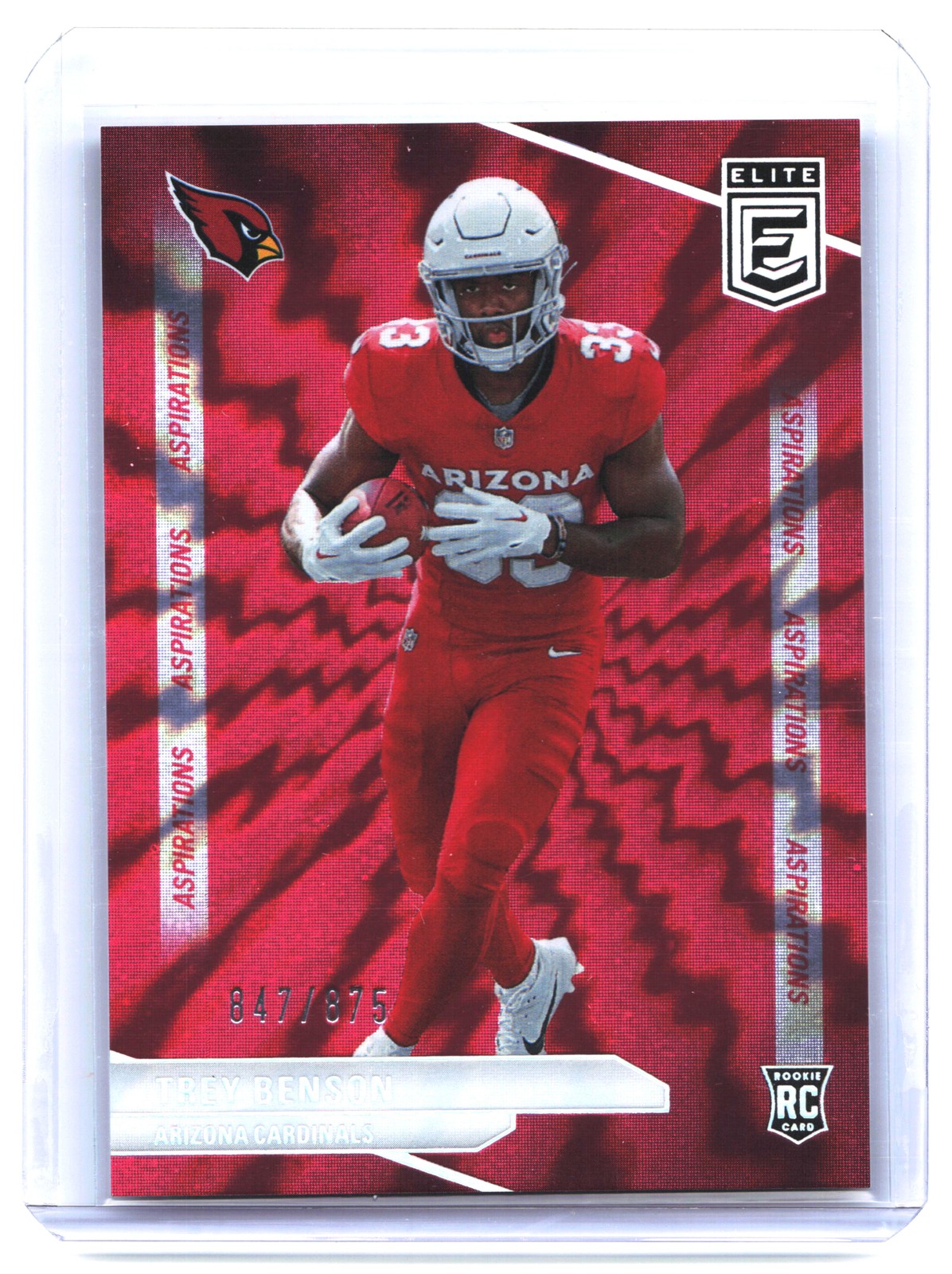 2024 Donruss Elite #124 Trey Benson Status Explosion #/875