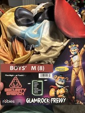 Halloween Costume Boys Glamrock Freddy Five Night Freddy  s Medium 8 New