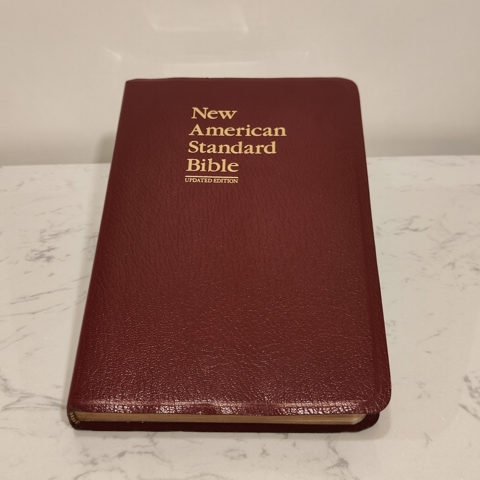 NASB Updated Text Edition Faux Leather Bible with Concordance