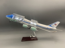 47CM 1:150 US AIR FORCE BOEING 747-400 Airplane Open Hatch Led Light Resin Model
