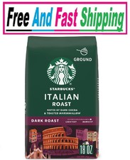 Starbucks Ground Coffee, Dark Roast Coffee, Italian Roast, 100 Arabica bag 18