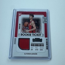 2021-22 Panini Contenders - Rookie Ticket Swatches Alperen Sengun #RTS-ASE 
