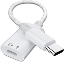 USB C to Lightning Headphone Audio Adapter, USB C Male to Lightning Female