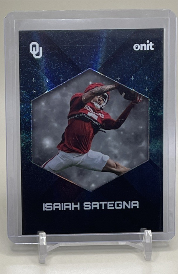 Onit Gravity Isaiah Sategna Aura Parallel B-14 Oklahoma Sooners Football