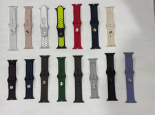 Authentic Apple Watch OEM Sport Band - 38/40/41/42/44/45mm  S/M or M/L Sizing