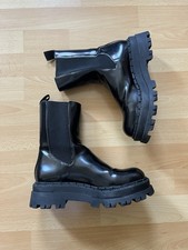 ZARA Chelsea Boots Stiefel Damen Schwarz Chunky Sohle  Gr. 36 Top Zustand