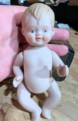 Vintage B. Shackman & Co. (BSCO) Baby-Puppe mit Biskuitgelenken   hergestellt in Japan