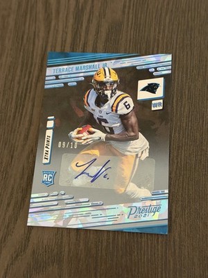 2021 Prestige Xtra Points Premium Platinum Signatures /10 TERRACE MARSHALL Jr RC