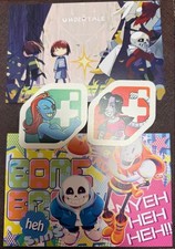 Undertale Fangamer Posca Sticker Set Sans Papyrus Undyne Metaton