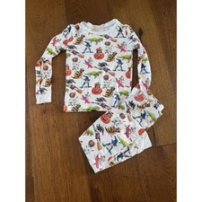 Hart + Land 5T Halloween Pups Organic Pima Cotton Pajama Set Unisex