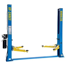 110V Two Post Car Lift 9,000 LBS Floor Plate Auto Hoist Truck Lift for Home
