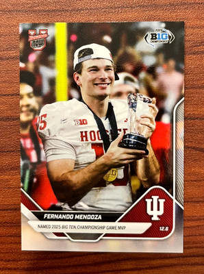 Fernando Mendoza 2025-26 Bowman U NOW #58 Big Ten Championship Game MVP