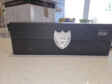 Dom Perignon empty bottle with box and leaflet. Year 2000