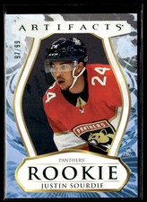 2023-24 Upper Deck Artifacts Rookie Justin Sourdif 97/99 Florida Panthers #245