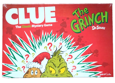 CLUE: How the Grinch Stole Christmas Mystery Boardgame Holidays Sealed BRAND NEW