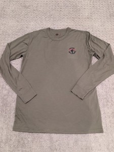 Black Ovis Lightweight Merino LS Shirt Brown Large Excellent!