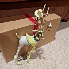 Dept 56 Patience Brewster Prancer Reindeer Figure Dash Away 12" in original box