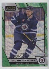 2023-24 O-Pee-Chee Platinum Emerald Surge 5/10 Nino Niederreiter #74 0c3