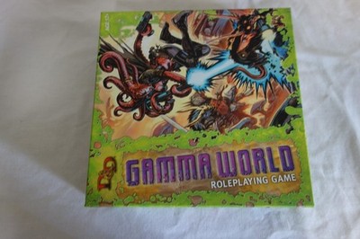 Gamma World D&D Dungeons and Dragons Roleplaying Board Game 2010 INCOMPLETE READ