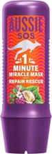 Aussie SOS 1 Minute Miracle Repair Hair Mask 250ml Deep Nourish Dry Damage