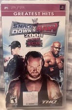 WWE SmackDown vs Raw 2008 PSP Greatest Hits CIB Complete Manual UMD