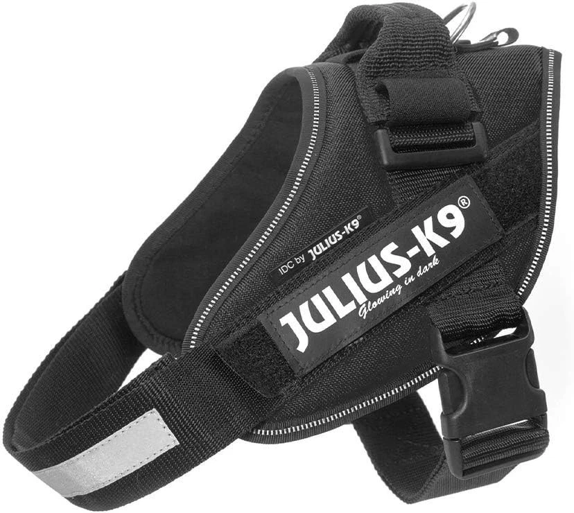 IDC Powerharness, Size: 3/2XL, Black - Faux Leather